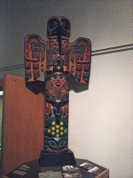 Totem pole in the Museum